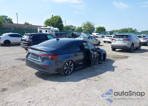 2025 Honda Civic Hybrid Sport/Sport Touring from USA, damaged, VIN 2HGFE4F85SH319605